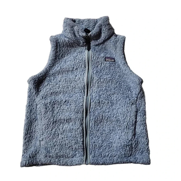 Patagonia Women's Size Small Los Gatos Fleece Teddy Blue Vest - Picture 4 of 7
